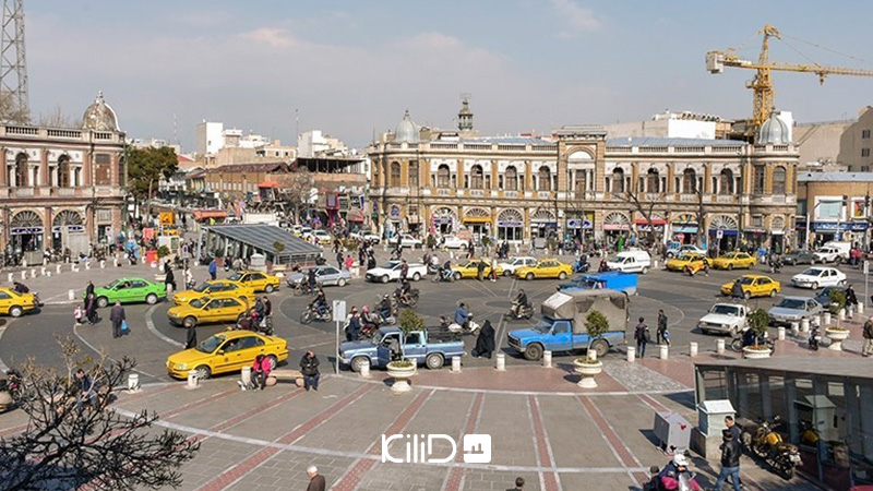 میدان حسن‌آباد و خیابان امام خمینی