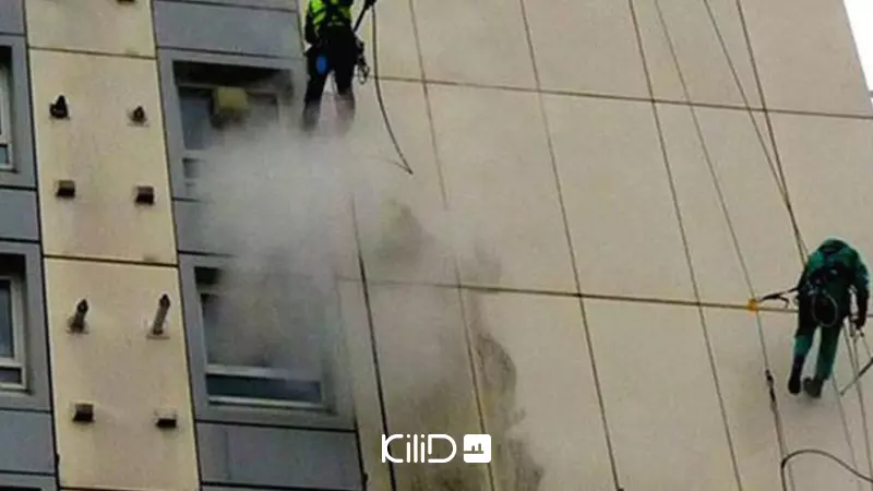 شستشوی نمای آجری و نماشویی