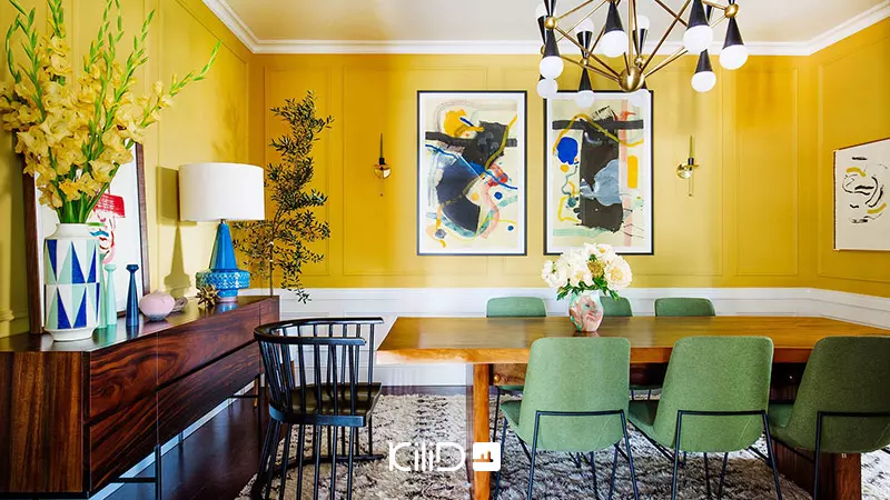 ترکیب رنگ در دکور خانه